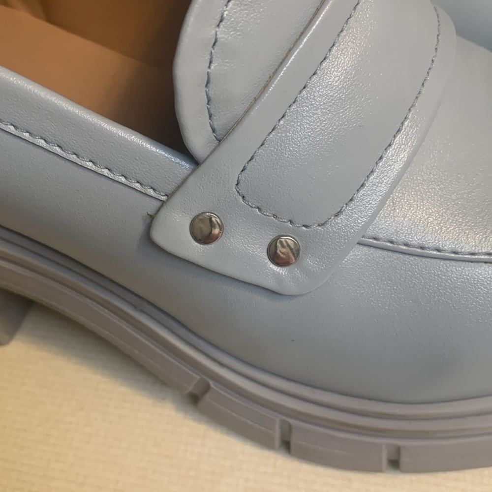 BC Footwear Light Blue Loafers - Picture 7 of 8